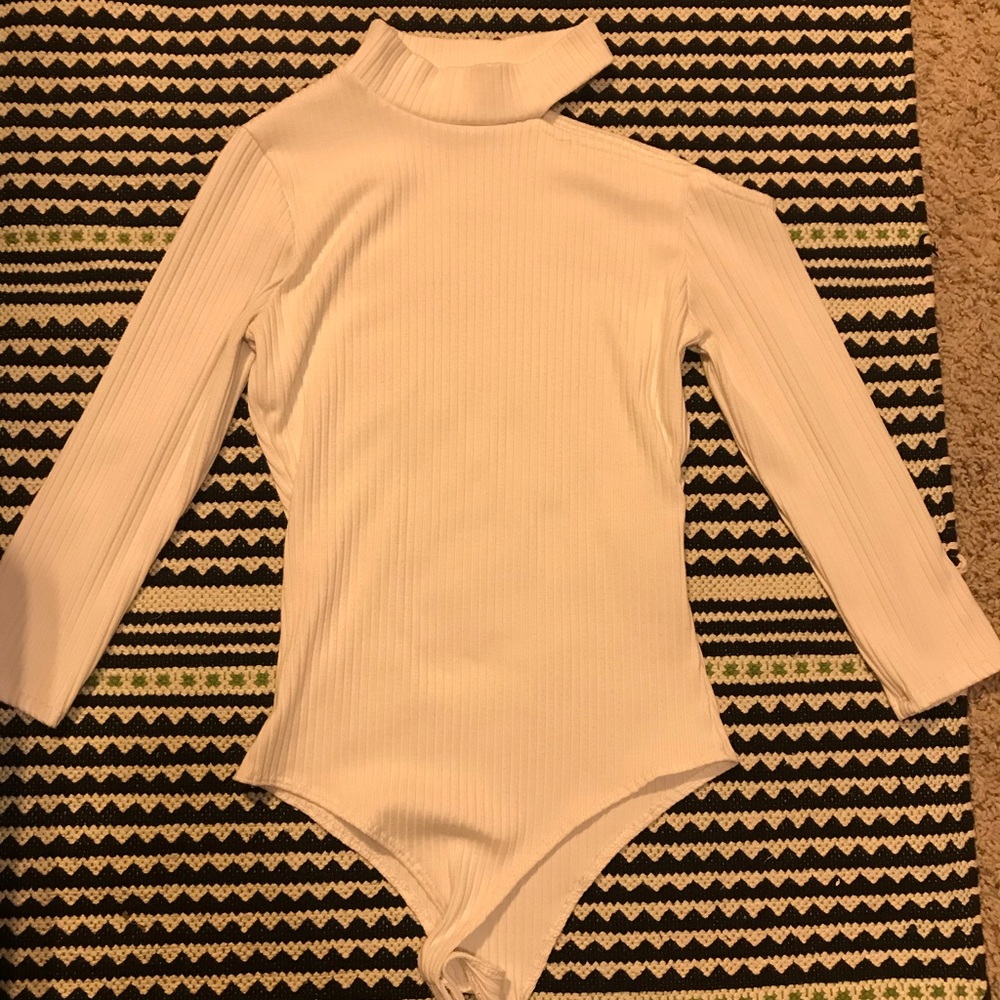 Shoulder cut out bodysuit